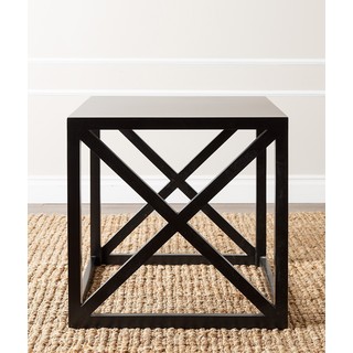 ABBYSON LIVING 'Raven' Antiqued Black X-shaped End Table