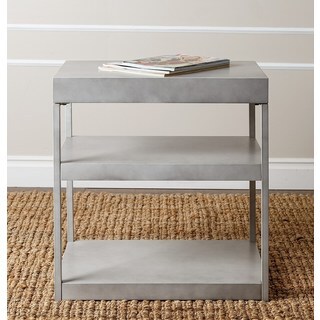 ABBYSON LIVING Sangster Antiqued Grey 3-shelf Console Table