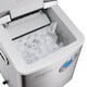 EdgeStar Large Capacity Portable Stainless Steel Ice Maker 