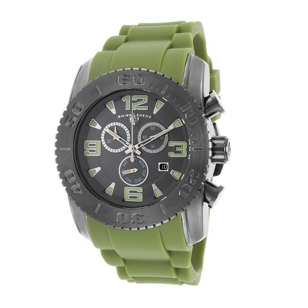 Swiss Legend Men's SL-10067-GM-014-MGRS Commander Green Strap Watch