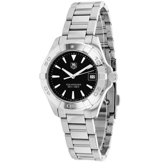 Tag Heuer Women's WAY1410.BA0920 Aquaracer Round Silvertone Bracelet Watch