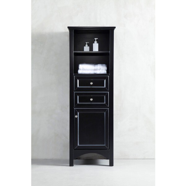 Corvus Espresso Bathroom Linen Tower Overstock Shopping Big