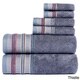 YvesYarn Dyed 100-percent Cotton Jacquard 6-piece Towel Set (As Is Item)