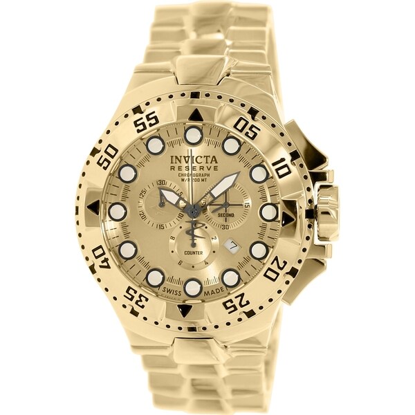 Invicta Men's Excursion 16681 Gold Stainless Steel Swiss Chronograph Watch