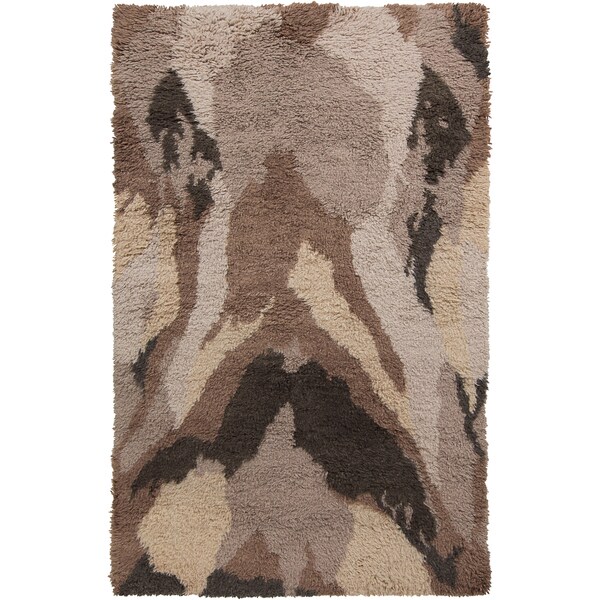 Peter Som :Hand-Woven Kirwan Shag Wool Rug (8' x 11')