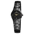 Akribos XXIV Women's Slim Quartz Movement Ceramic Bracelet Watch