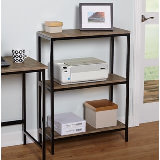 Simple Living Piazza Metal/ Wood 3-tier Bookshelf