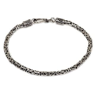 Sterling Silver 'Borobudur Collection' Bracelet (Indonesia)