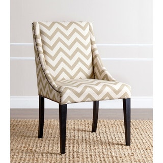 ABBYSON LIVING Sara Gold Chevron Swoop Dining Chair