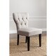 ABBYSON LIVING Bennet Beige Tufted Dining Chair (Set of 2)