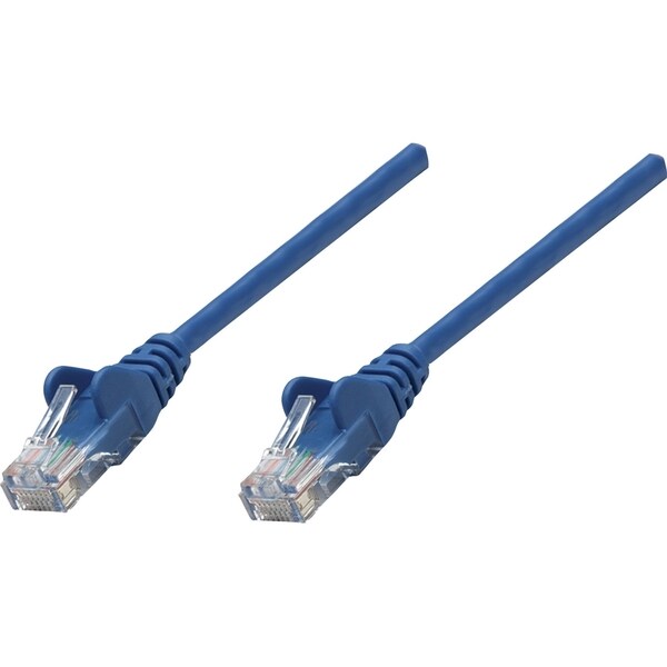 Intellinet Patch Cable, Cat5e, UTP, 5', Blue