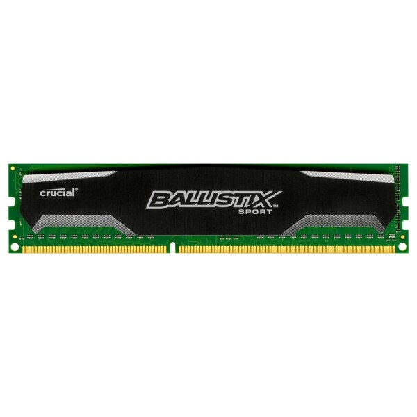 Crucial 8GB, Ballistix 240-pin DIMM, DDR3 PC3-12800 Memory Module
