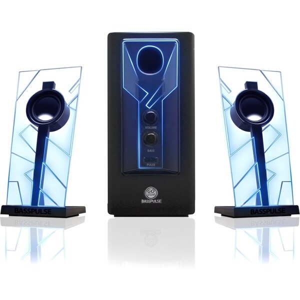 GOgroove BassPULSE 2.1 Speaker System - 20 W RMS