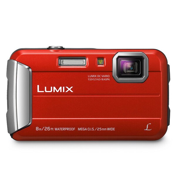 Panasonic Lumix TS30 16 Megapixel Compact Camera - Red