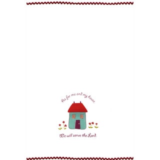 Set of 2 As For Me and My House Cotton Kitchen Towels (India)