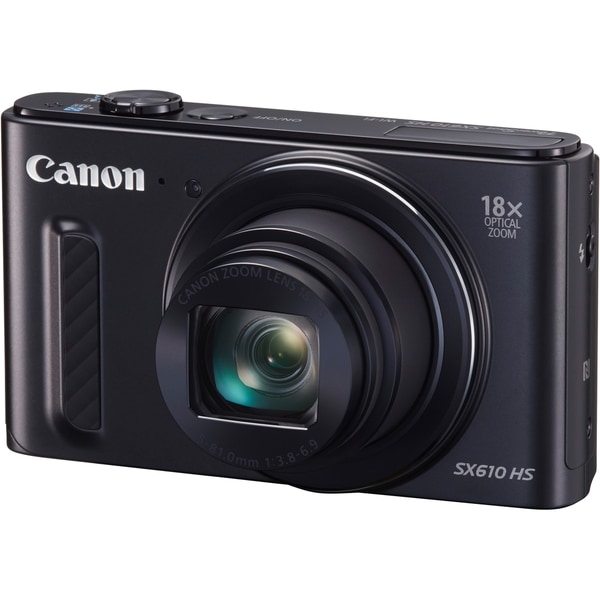 Canon PowerShot SX610 HS 20.2 Megapixel Compact Camera - Black