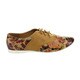 Betani Women's Ashley-4 Hollow-Out Lace Up Floral Oxfords