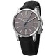 Maurice Lacroix Men's PT6148-SS001-230 'Pontos' Grey Dial Black Leather Strap Automatic Watch