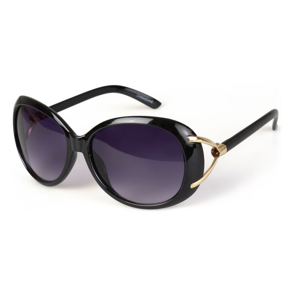 Journee Collection Women's Jeweled Plastic Fashion Sunglasses