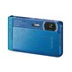 Sony Cyber Shot DSC-TX30 Waterproof 18.2MP Blue Digital Camera