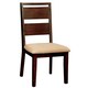 Furniture of America Montelle Dark Oak Dining Chair (Set of 2)