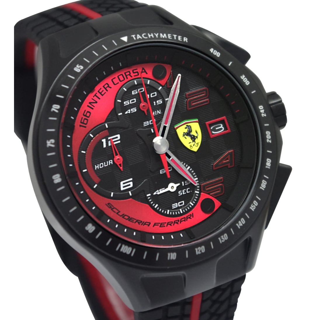 Đồng hồ nam Ferrari Mens 0830077 Race Day Stainless Steel Watch