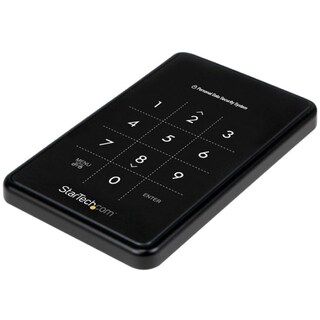 StarTech.com USB 3.0 encrypted SATA III enclosure for 2.5in hard driv