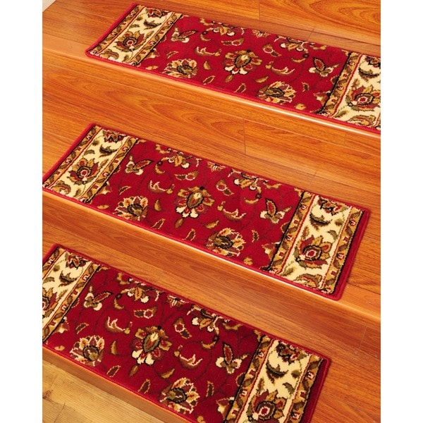 Handcrafted Stellar Carpet Stair Treads 9" x 29" (Set of 13) 17089441 Shopping