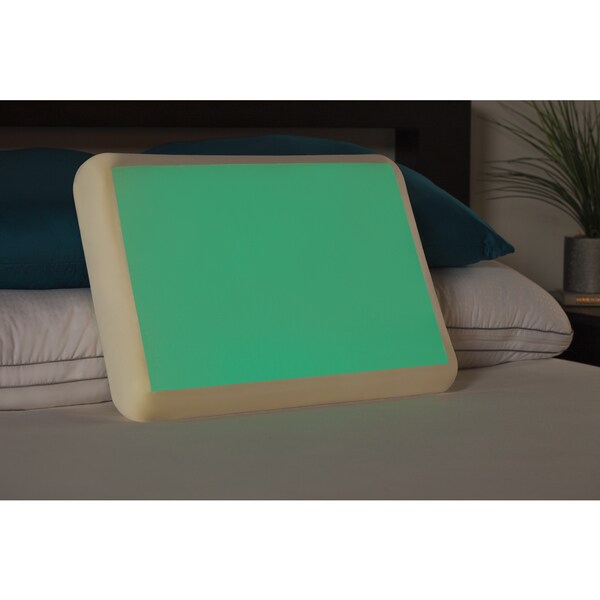 Comfort Memories Glow in the Dark Gel and Memory Foam Pillow