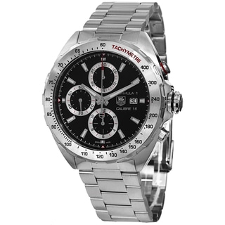 Tag Heuer Men's CAZ2010.BA0876 'Formula 1' Black Dial Stainless Steel Chronograph Automatic Watch