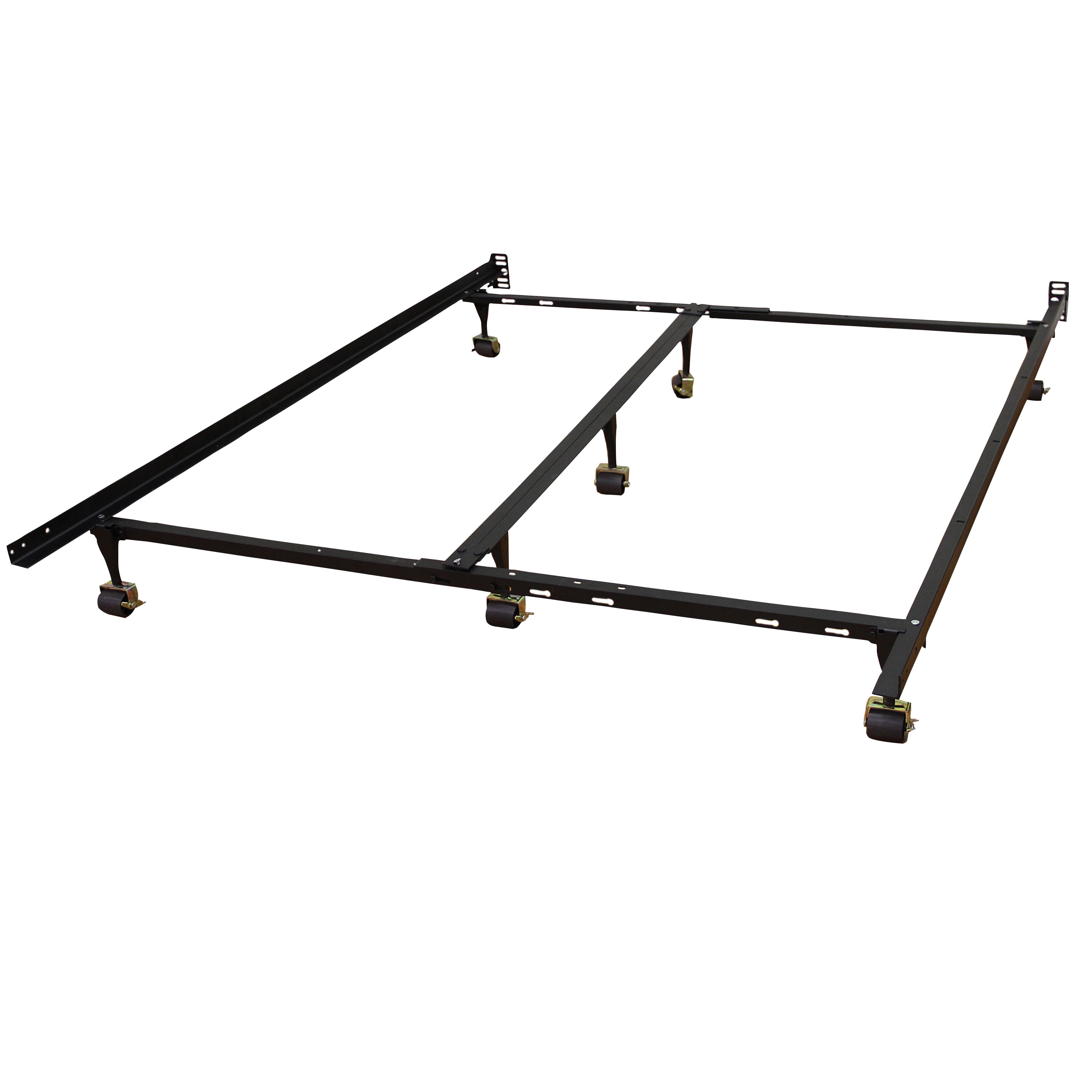 Renew and Revive Universal Heavy Duty Adjustable Metal Bed Frame with 