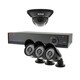 Revo Lite 4-channel 500GB 960H DVR Surveillance System with 1 Dome and 3 Bullet 700TVL Cameras
