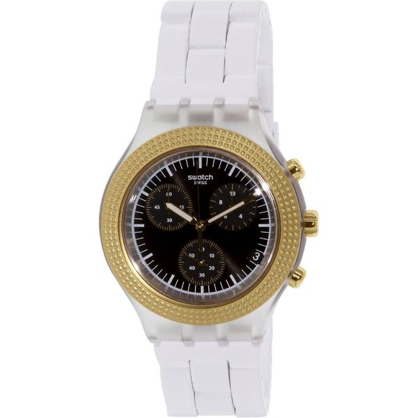 Swatch Men's Irony SVCK4081AG White Plastic Swiss Quartz Watch