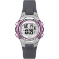 Timex T5K646M6 Women's Marathon Digital Mid-size Grey/ Silvertone/ Pink Watch