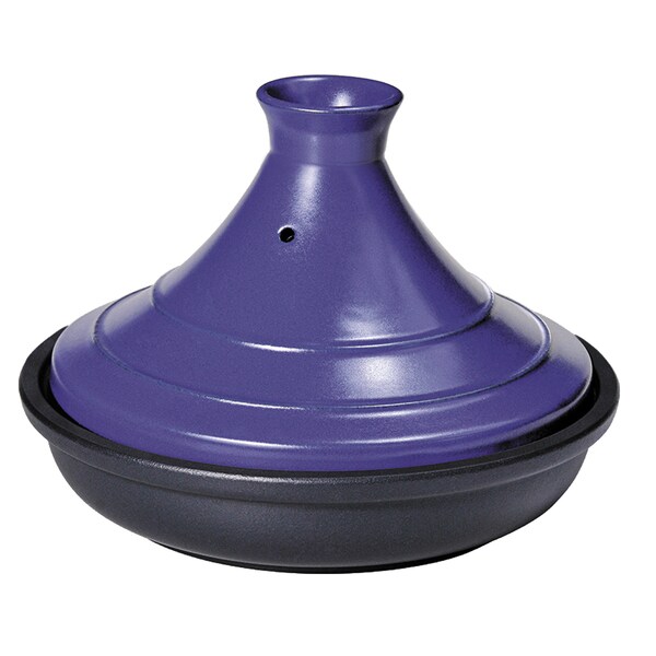 French Home 2.1-quart French Blue Flame Top Ceramic Tajine