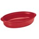 French Home 13-inch or 10-inch Red Oval Au Gratin Dish