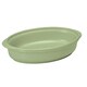 French Home 13-inch or 10-inch Sage Green Oval Au Gratin Dish