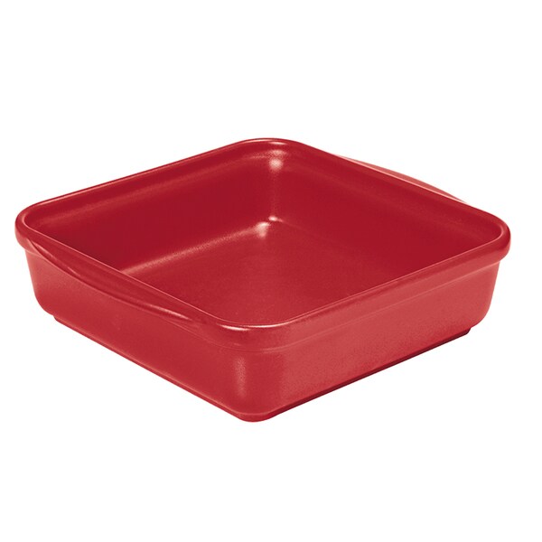French Home 9.5-inch or 8-inch Red Square Baking Dish