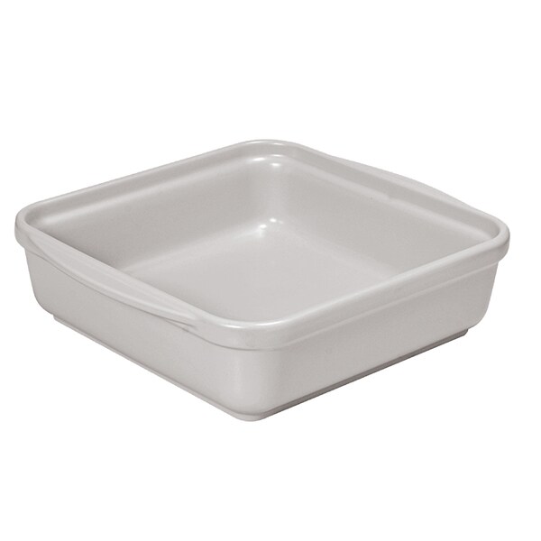 French Home 9.5-inch or 8-inch Oyster Gray Square Baking Dish