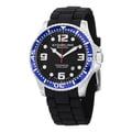 Stuhrling Original Men's Swiss Quartz Aquadiver Rubber Strap Watch