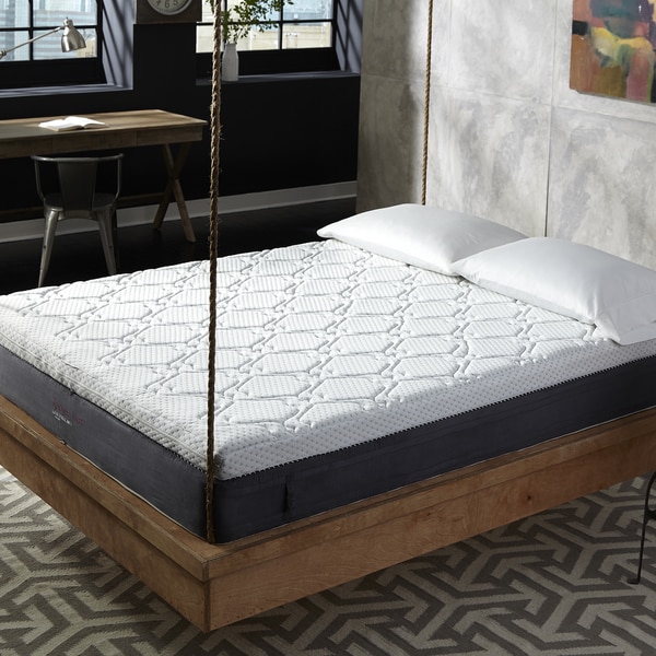 Behrens Kensington Manor 11-inch King-size Reversible-top Quilted Memory Foam Mattress