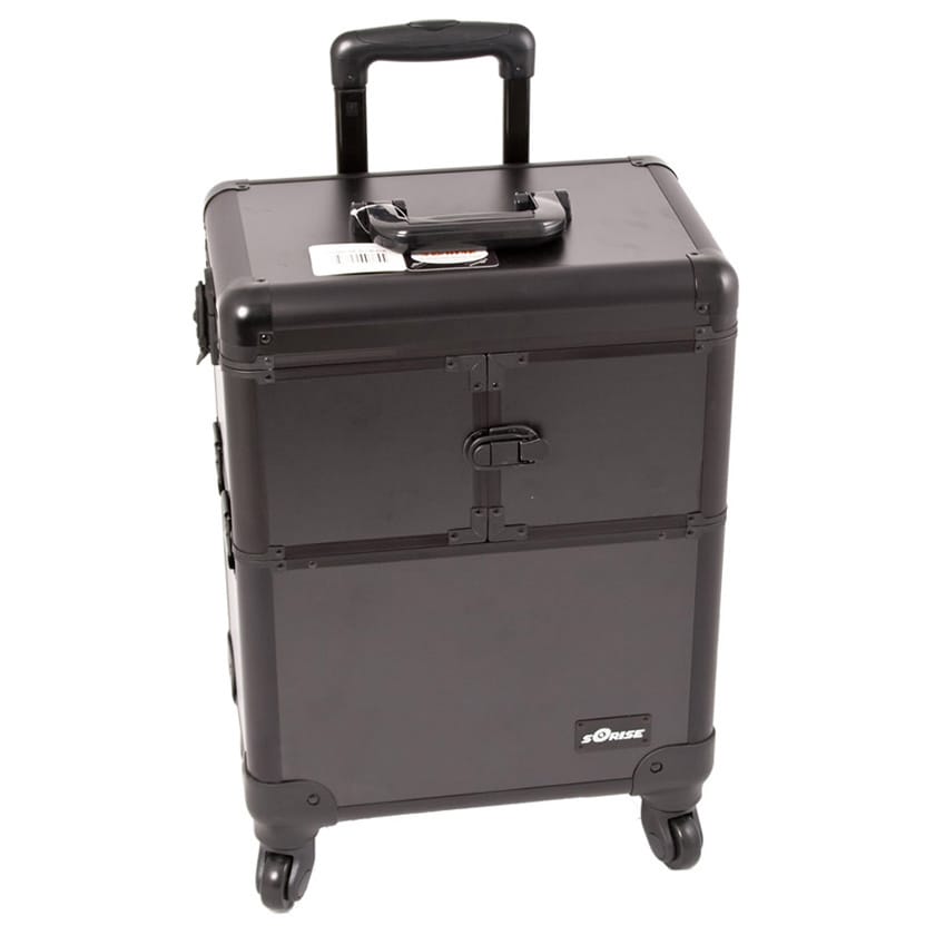 makeup carrying case with wheels