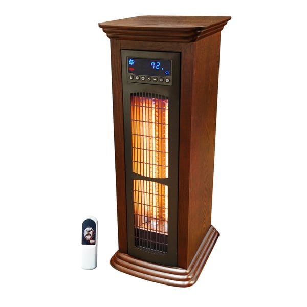 Lifesmart Lifezone LS-IRTWR-1 1500-watt Infrared Tower Heater with Remote