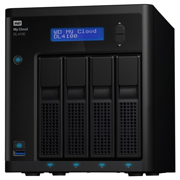 WD My Cloud Business Series DL4100, 24TB, 4-Bay Pre-configured NAS wi