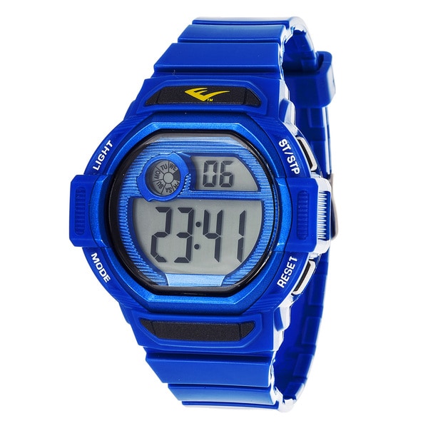 men's square digital watch
