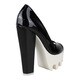 Fahrenheit Women's 'Laura-11' Lug Sole Platform Pumps