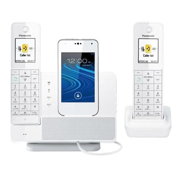 Panasonic KX-PRD262W DECT 6.0 1.93 GHz White Cordless Phone