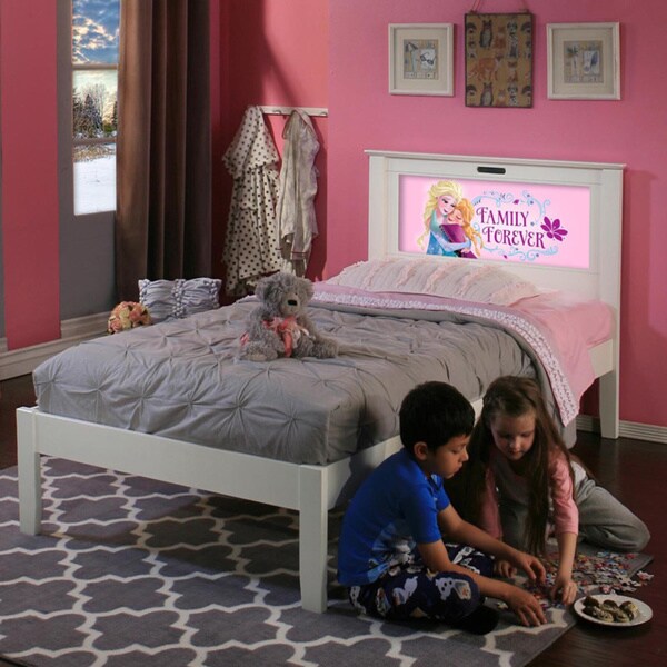 LightHeaded Beds Montgomery Twin Bed with Changeable Back-Lit LED
