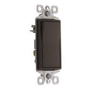 Pass & Seymour TradeMaster 15A 3-Way Decorator Switch, Dark Bronze