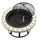 Furniture of America Noelia Round Ceramic Fire Pit